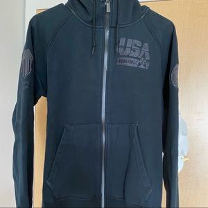 Nike Black Zip Up Sweater